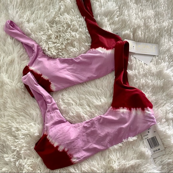 L*SPACE Lizzie Tie- Dye Bikini Top NWT - Picture 5 of 7